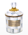 Mackenzie-childs Mackenzie Childs Sterling Check Demi Enameled Steel Canister
