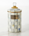 Mackenzie-childs Sterling Check Large Canister In Multi