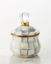Mackenzie-childs Mackenzie Childs Sterling Check Lidded Sugar Bowl