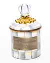 Mackenzie-childs Mackenzie Childs Sterling Check Mini Enameled Steel Canister