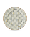 Mackenzie-childs Sterling Check Charger Plate