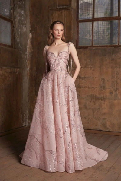 Tony Ward Heart Bust Gown