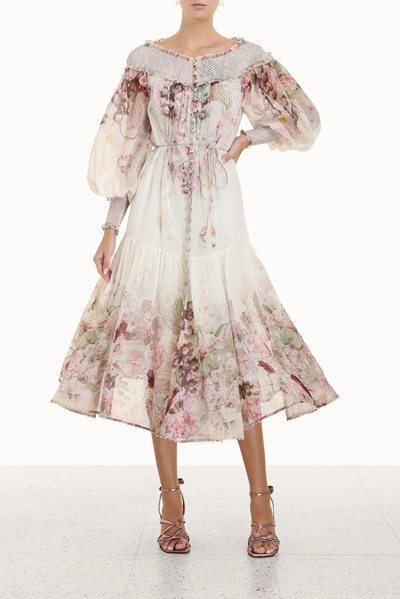 knee length dresses for ladies Wonderland Midi Corset Dress