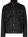 Belstaff Racemaster Waxed Cotton Blend Jacket In Black