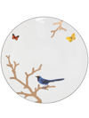 Bernardaud Aux Oiseaux Coupe Dinner Plate In Weiss