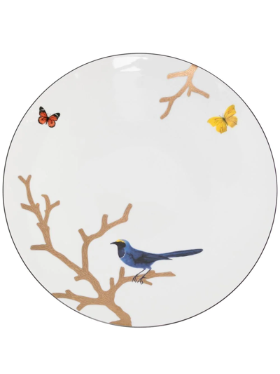 Bernardaud Aux Oiseaux Coupe Dinner Plate In Multi