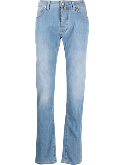 Jacob Cohen Mid-rise Skinny Jeans In Blau