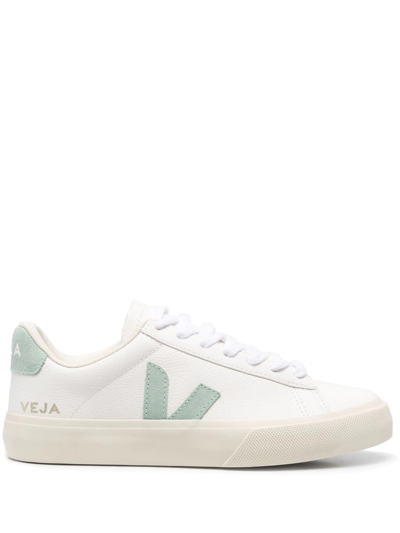 Veja Campo Leather-trim Low-top Trainers Trainers In White