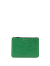 COMME DES GARÇONS EMBOSSED ZIP-UP WALLET