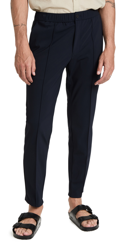 Theory Curtis Drawstring Ponte Precision Pants In Baltic