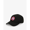 Canada Goose Baseball Cap With Arctic Disc Logo In Black