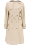 BURBERRY TRENCH COAT WITH BOATNECK