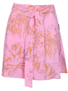 PALM ANGELS PALM ANGELS WOMEN'S PINK OTHER MATERIALS SKIRT,PWCC043S22FAB0013076 42