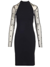 GIVENCHY GIVENCHY WOMEN'S BLACK OTHER MATERIALS DRESS,BW21B0303L001 40