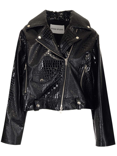 Stand Studio Stand Women's 61579884089900 Black Other Materials Jacket