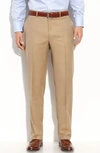 CANALI FLAT FRONT WOOL TROUSERS,EU00025701780121