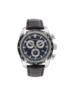 VERSACE MEN'S 44MM STAINLESS STEEL & LEATHER CHRONOGRAPH WATCH