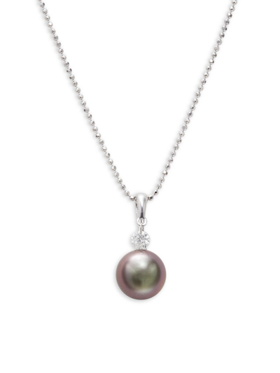Tara Pearls Women's Sterling Silver & 16-18mm Freshwater Pearl Pendant Necklace