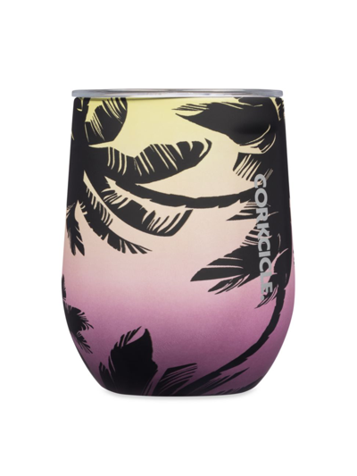 Corkcicle Miami Sunset Stainless Steel Stemless Tumbler