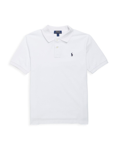 Polo Ralph Lauren Kids' Little Boy's & Boy's Classic Mesh Knit Polo In Grey Heather