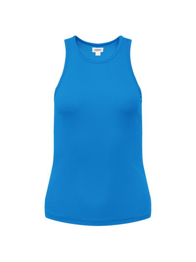 L Agence L'agence Nia Racerback Tank Top In Electric Blue