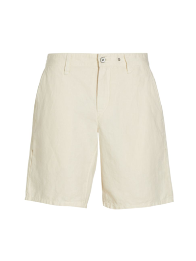 Rag & Bone Perry Linen & Cotton Shorts In Turtledove