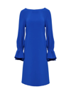 Carolina Herrera Icon Puff-sleeve Sheath Dress In Black
