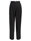 ANINE BING WOMEN'S CARRIE PLEATED-FRONT PANTS