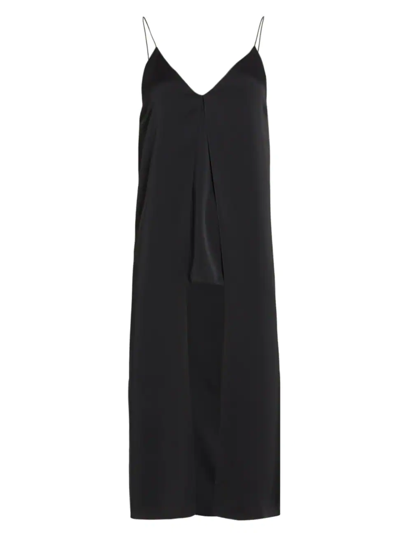 Rosetta Getty Draped Long Camisole Top In Black