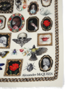 ALEXANDER MCQUEEN CAMEO AND CURIOSITIES SCARF