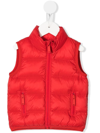 Dsquared2 Logo-print Quilted Gilet In Red