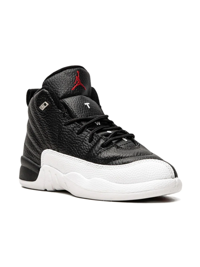 Jordan Kids' Air  12 Retro "playoffs 2022" Sneakers In Black
