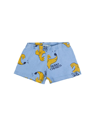 Bobo Choses Babies' Graphic-print Shorts In Blue