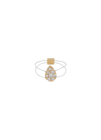 Persée Paris 'imagine' Diamond 18k Gold Double-strand Ring In Metallic