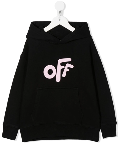 Ugg Logo-print Cotton Hoodie In Black