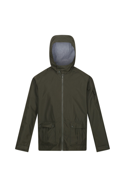 Regatta Mens Bergen Waterproof Jacket In Green