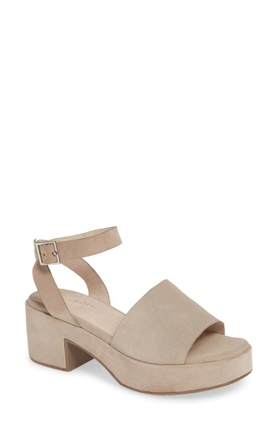 Seychelles Calming Influence Platform Sandal In Sand Suede ModeSens