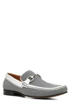 Donald Pliner Bit Loafer In Bkwh-black/ White