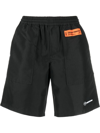 Heron Preston Ex-ray Heron Nyl Track Shorts In Black