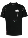 PALM ANGELS PALM ANGELS PRINT T-SHIRT CLOTHING