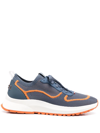 Bally Davyn Contrast-trimmed Mesh Sneakers In Blue