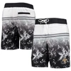 G-III SPORTS BY CARL BANKS G-III SPORTS BY CARL BANKS BLACK NEW ORLEANS SAINTS ISLAND VOLLEY SWIM SHORTS