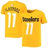 OUTERSTUFF YOUTH CHASE CLAYPOOL GOLD PITTSBURGH STEELERS MAINLINER PLAYER NAME & NUMBER T-SHIRT