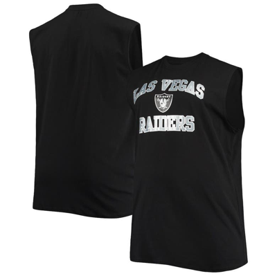 Profile Black Las Vegas Raiders Big & Tall Muscle Tank Top