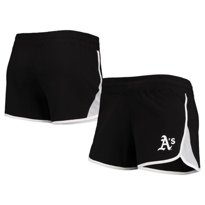 New Era Black Oakland Athletics Stretch French Terry Shorts