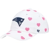47 TODDLER GIRLS '47 WHITE NEW ENGLAND PATRIOTS SURPRISE CLEAN UP ADJUSTABLE HAT