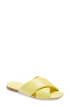 Caslon Calla Slide Sandal In Yellow Lemonade