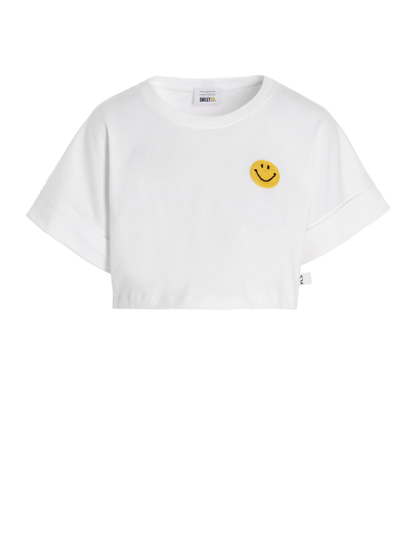 Philosophy 'take The Time To Smile' T Shirt Bianco