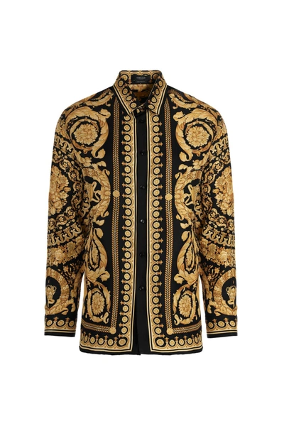 Versace 'barocco' Shirt In Multicolor