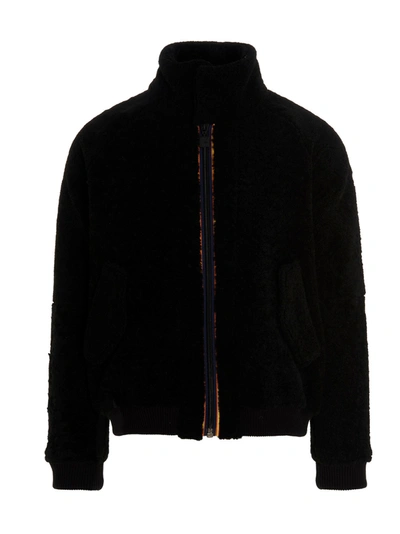 K-way R&d K-way 'london' Shearling Jacket In Black